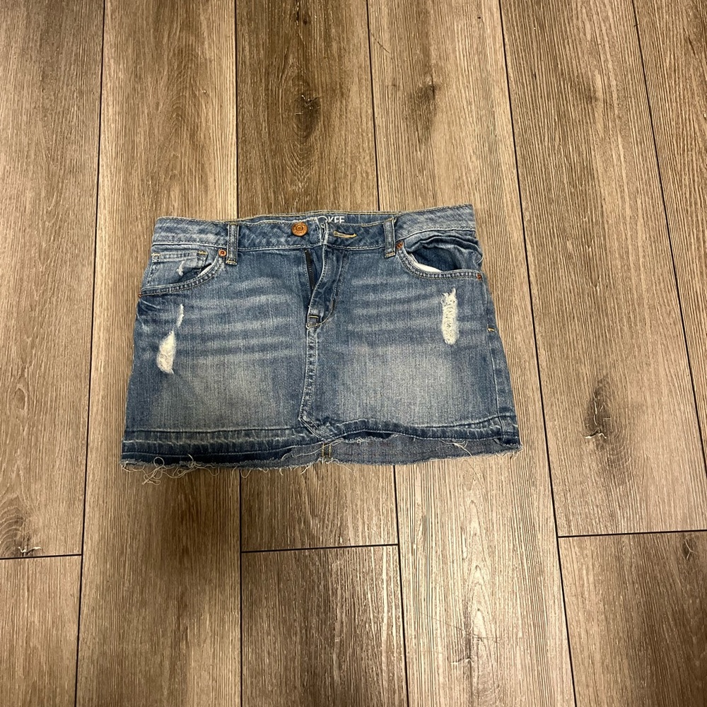 Denim Mini Skirt